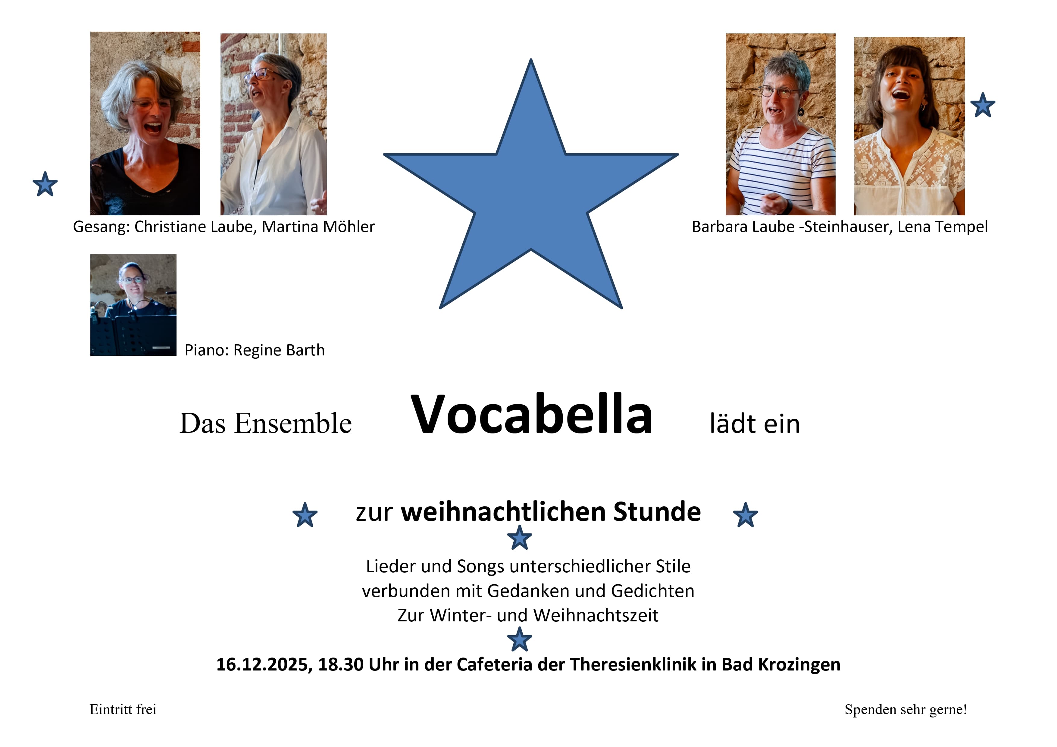 Konzertplakat Theresienklinik 16.12.25