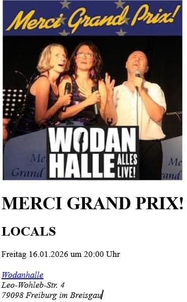 Merci Grand Prix 2026 Plakat